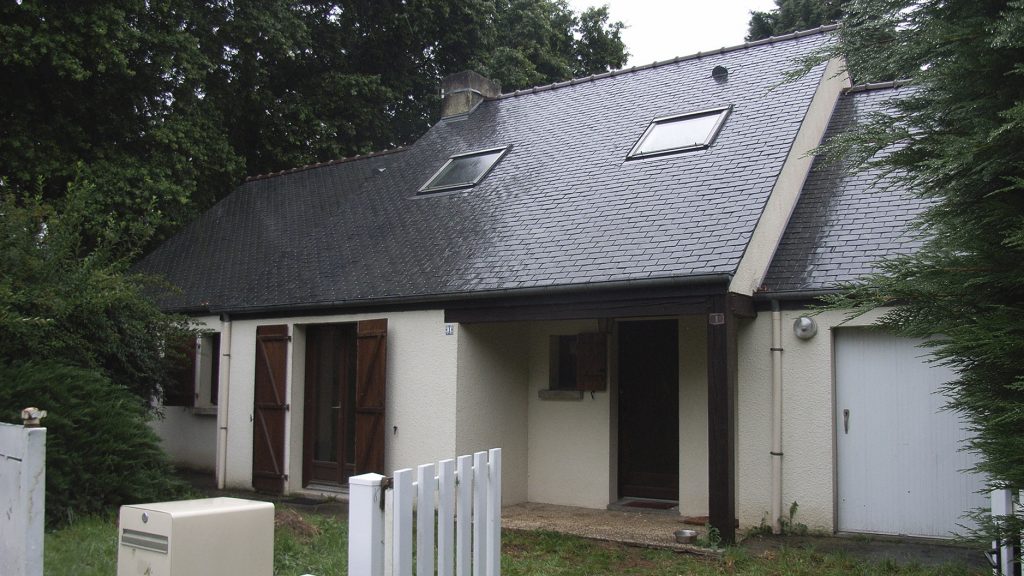 Façade d'entrée existante avant travaux
